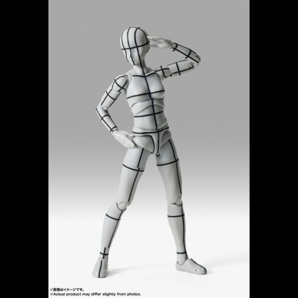 S.H.Figuarts BODY-CHAN -Sports- Edition WIRE FRAME (Gray Color Ver.)