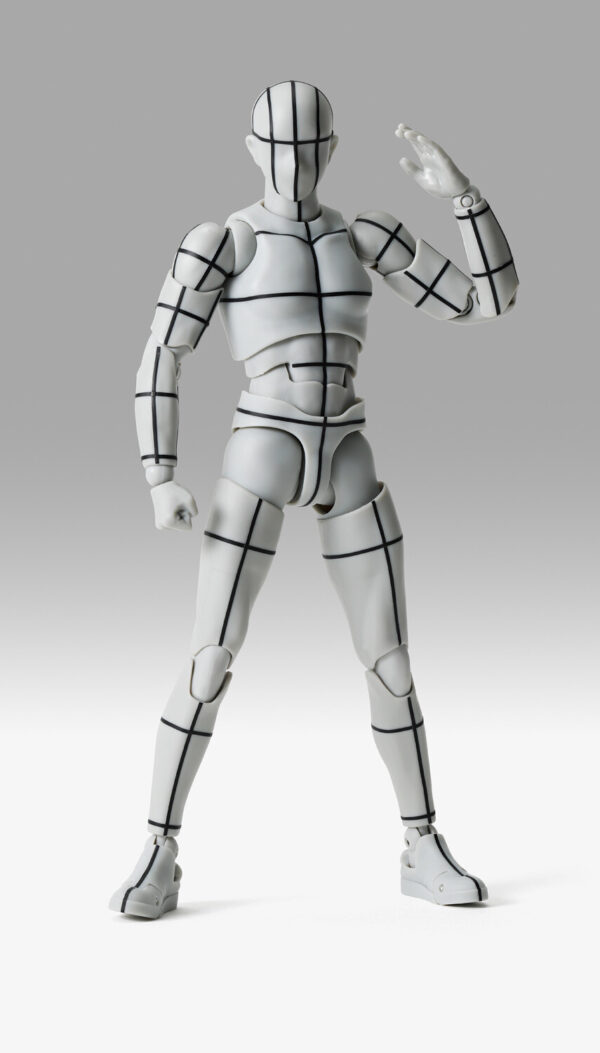 S.H.Figuarts BODY-KUN -Sports- Edition WIRE FRAME (Gray Color Ver.)
